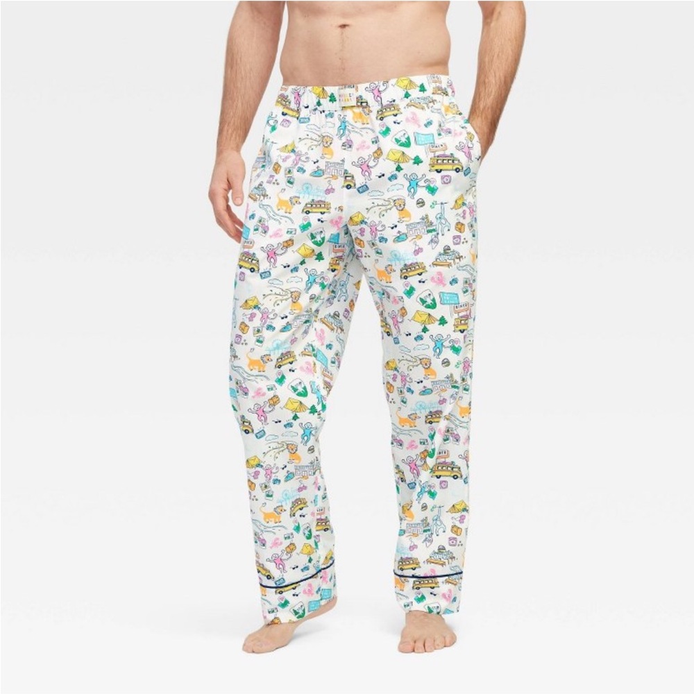 S, M, L, XL, XXL - Roller Rabbit x Target men’s roadtrip boxer pajama pants - Picture 4 of 4
